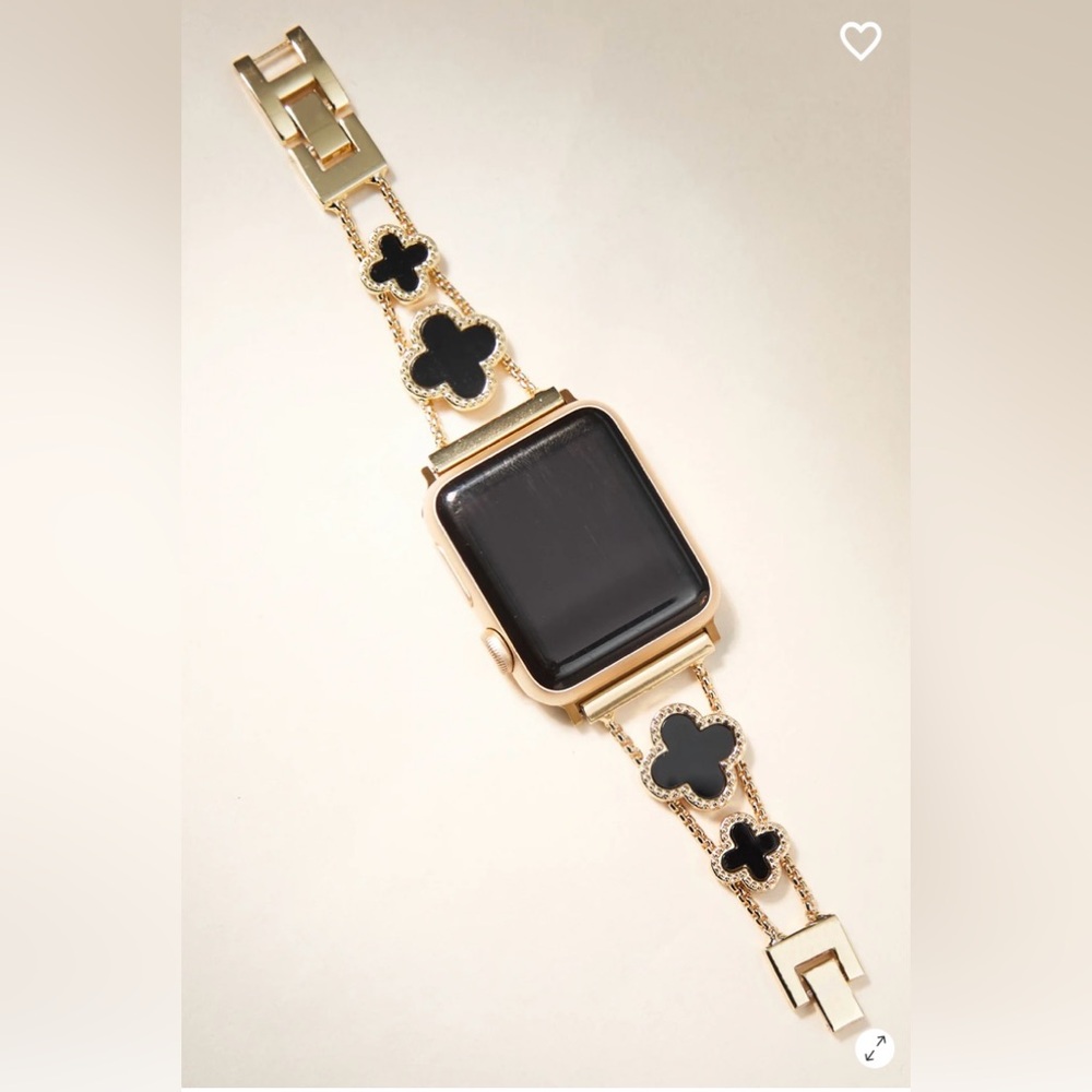 Altar’d State Red & Gold tone Clover Apple Watch Band 38/40 NWT - Picture 4 of 4